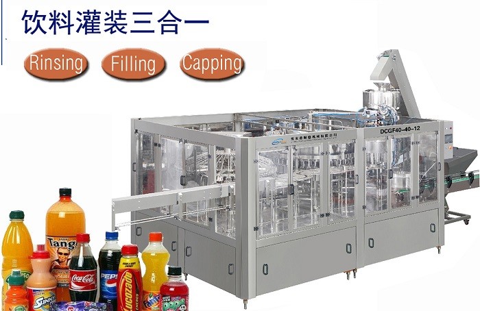SUS316 15000BPH Soda Water Filling Machine Cola Sprite Soda Water Filling Machine with Washing Filling and Capping Part