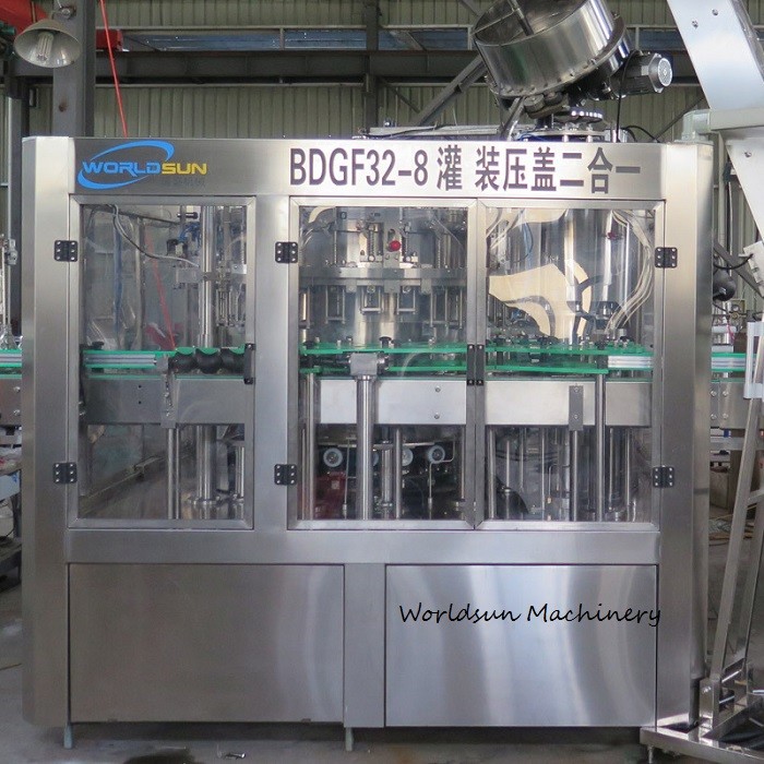 automatic stainless steel 8000 Bottles/Hour 330ml Automatic Beer Bottle Filler glass bottle filling capping machine